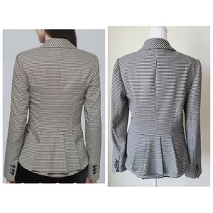 White House Black Market Houndstooth Blazer